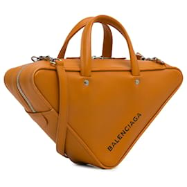Balenciaga-Orange Balenciaga S Triangle Duffle Bag-Orange