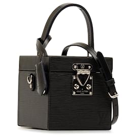 Louis Vuitton-Black Louis Vuitton Epi Breaker Box Satchel-Black