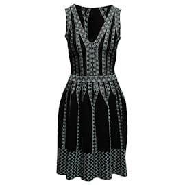 M Missoni-Black & Green M Missoni Knit Sleeveless Dress Size IT 40-Black