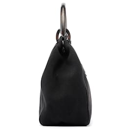 Gucci-GUCCI Shoulder bags cotton Black jackie-Black
