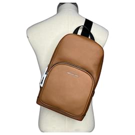 Michael Kors-Classic brown backpack-Light brown