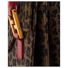 Fendi-FENDI Autre sac cabas à main léopard-Multicolore,Autre