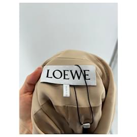 Loewe-LOEWE Casacos T.fr 46 Lã-Bege