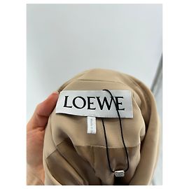 LOEWE  Coats T.fr 46 Wool Beige