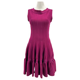 Alaïa-ALAIA  Dresses T.fr 40 Wool-Purple
