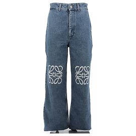 LOEWE Jeans T.fr 36 cotton Blu