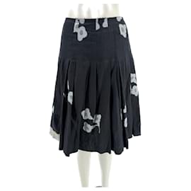 Prada-PRADA  Skirts T.it 40 Linen-Black