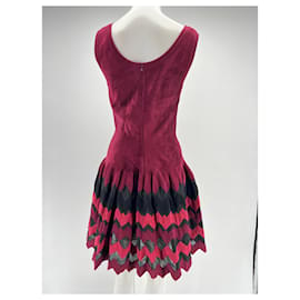 Alaïa-ALAIA  Dresses T.fr 40 silk-Dark red