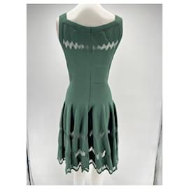 Alaïa-ALAIA  Dresses T.fr 40 Viscose-Green