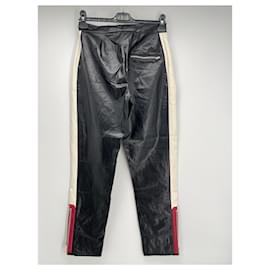 Isabel Marant Etoile-ISABEL MARANT ETOILE  Trousers T.fr 40 Vegan leather-Black