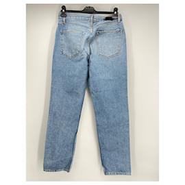 Autre Marque-B-SEITEN Jeans T.US 27 Baumwolle-Blau
