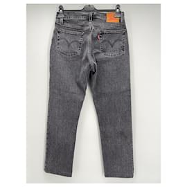 Levi's-LEVI'S Jeans T.US 27 Baumwolle-Grau