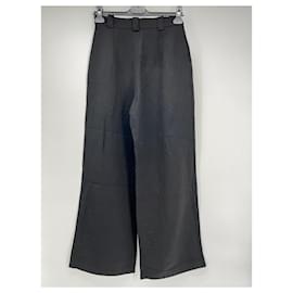 SéZane-SEZANE  Trousers T.fr 36 Viscose-Black