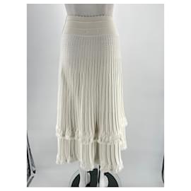 Autre Marque-MOLLI  Skirts T.International S Cotton-White