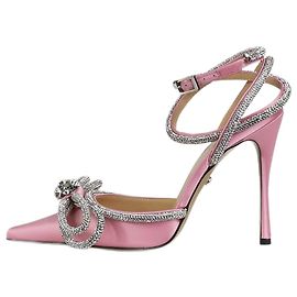 Mach & Mach Pink double-bow high heels - size EU 36 Pink