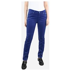 Loro Piana-Jeans de veludo azul - tamanho UK 12-Azul