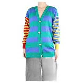 Autre Marque-Multicolour striped cardigan - size UK 10-Multiple colors