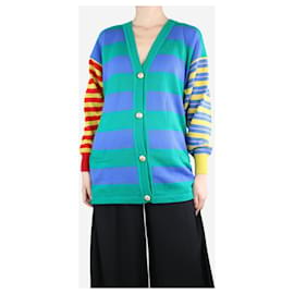 Autre Marque-Multicolour striped cardigan - size UK 10-Multiple colors