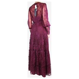 Autre Marque-Purple Jolie layered tulle gown - size UK 14-Purple