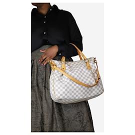 Louis Vuitton-Beige Damier Azur 2011 Top Handle Bag-Beige