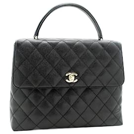Chanel-BLACK VINTAGE 2002 sac à bandoulière Trendy CC moyen-Noir