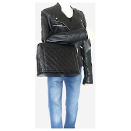 Chanel-BLACK VINTAGE 2002 medium Trendy CC shoulder bag-Black
