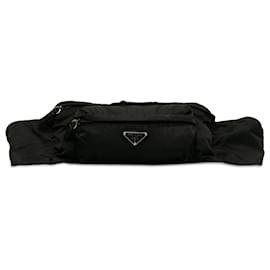 Prada-Prada Black Tessuto Belt Bag-Black