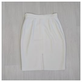 Yves Saint Laurent-Summer white skirt Yves Saint Laurent-White