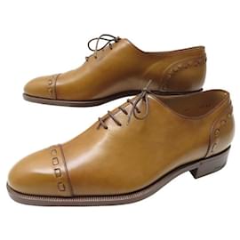Berluti-NEW BERLUTI SHOES 5 carnations 6.5 40.5 CAMEL SHOES LEATHER BROOFHOES-Camel