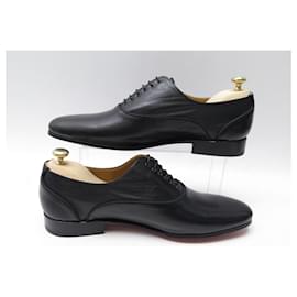 Hermès-NEW HERMES SHOES ANYWAY 081154zh01400 40 LEATHER BOX SHOES BOX-Black
