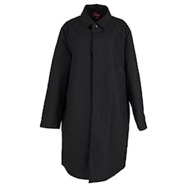 Carolina Herrera-Carolina Herrera Collared Coat in Black Polyester-Black