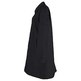 Carolina Herrera-Carolina Herrera Collared Coat in Black Polyester-Black