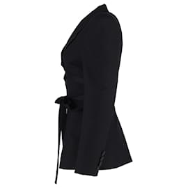 Autre Marque-Christopher Esber-Blazer mit Taillenbund aus schwarzem Polyester-Schwarz