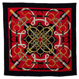 Hermès-Carré Eperon d'Or Silk Scarf-Other