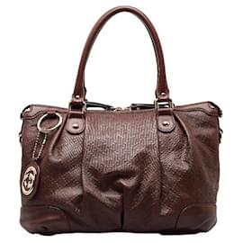 Gucci-Gucci Diamante Canvas Sukey Handbag Canvas Handbag 247902 in Good condition-Other