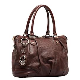 Gucci-Gucci Diamante Canvas Sukey Handbag Canvas Handbag 247902 in Good condition-Other
