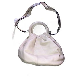 Bolsa Loewe Bounce Bege em Pele de Cordeiro Bege