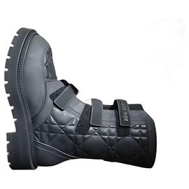 Botas Christian Dior Evolution de goma negras Negro