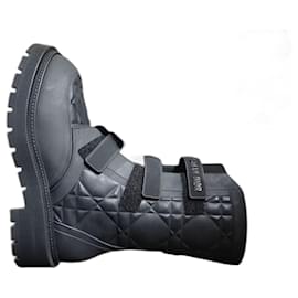 Christian Dior Evolution Black Rubber Boots Black