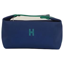 Hermès-Hermes Toiletry Bag Bride-à-Brac-Blue