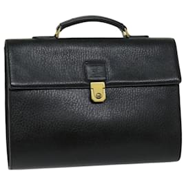 Autre Marque-Burberrys Business Bag Leather Black Auth bs11219-Black