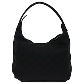 Gucci-gucci GG Canvas Shoulder Bag black 001 3380 Auth yk11045-Black