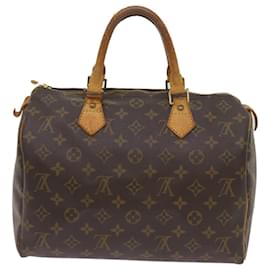 Louis Vuitton-Louis Vuitton Monogram Speedy 30 Hand Bag M41526 LV Auth yk11213-Monogram