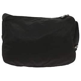 Prada-PRADA Shoulder Bag Nylon Black Auth ki4251-Black