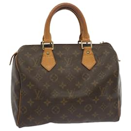 Louis Vuitton-Louis Vuitton Monogram Speedy 25 Hand Bag M41528 LV Auth ki4262-Monogram