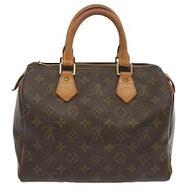 Louis Vuitton-Louis Vuitton Monogram Speedy 25 Hand Bag M41528 LV Auth ki4262-Monogram