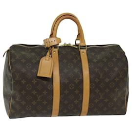 Louis Vuitton-Louis Vuitton-Monogramm Keepall 45 Boston Bag M.41428 LV Auth ki4159-Monogramm