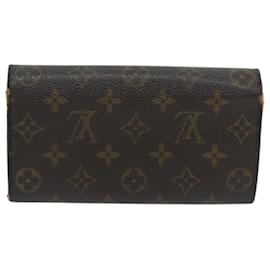 Louis Vuitton-LOUIS VUITTON Monogram Pochette Porte Monnaie Credit Wallet M61725 Auth 68830-Monogramm