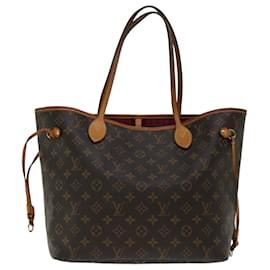 Louis Vuitton-LOUIS VUITTON Monogramme Neverfull MM Tote Bag M40156 Auth LV 68892-Monogramme