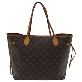 Louis Vuitton-LOUIS VUITTON Monogramm Neverfull MM Tote Bag M40156 LV Auth 68892-Monogramm